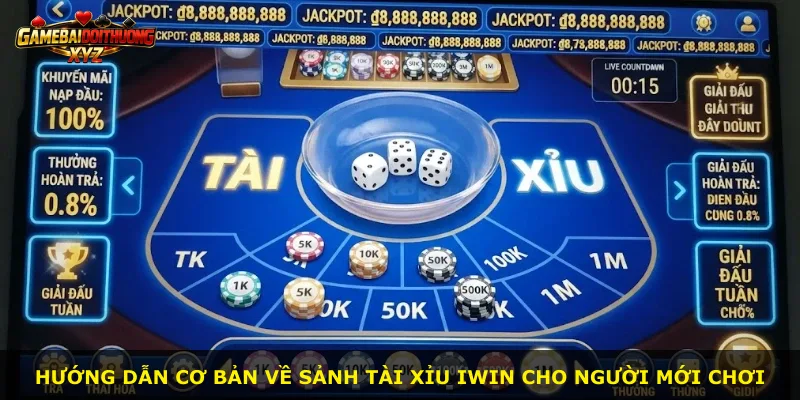 Hướng dẫn cơ bản về Sảnh Tài Xỉu Iwin cho người mới chơi