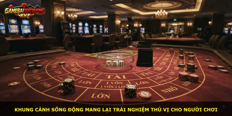 Khung cảnh sống động mang lại trải nghiệm thú vị cho người chơi